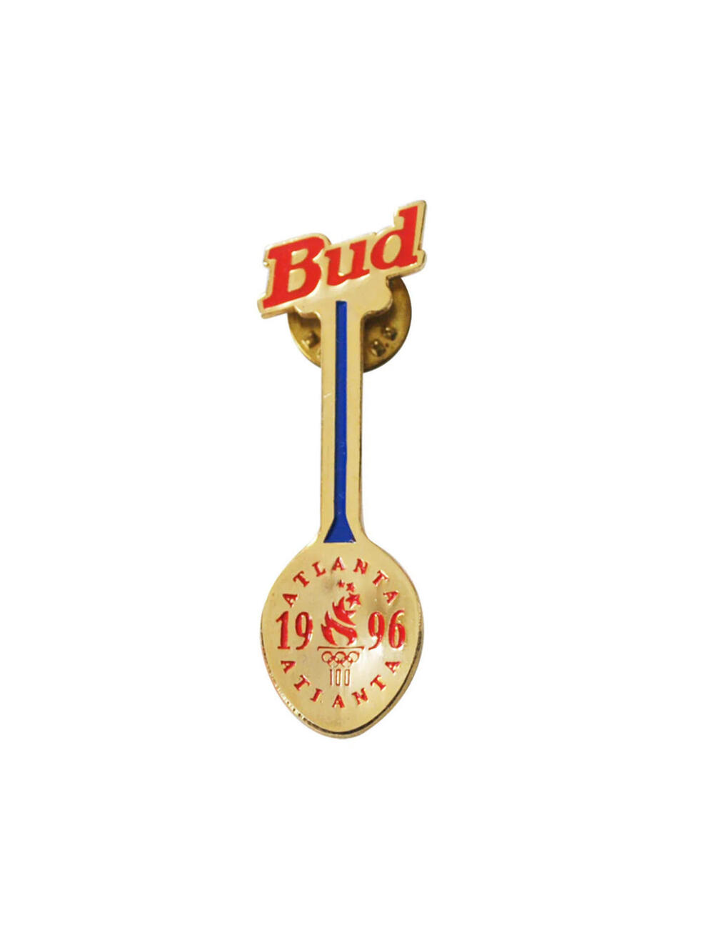 Vintage Budweiser 1996 Atlanta Olympics Metal Spoon Pin